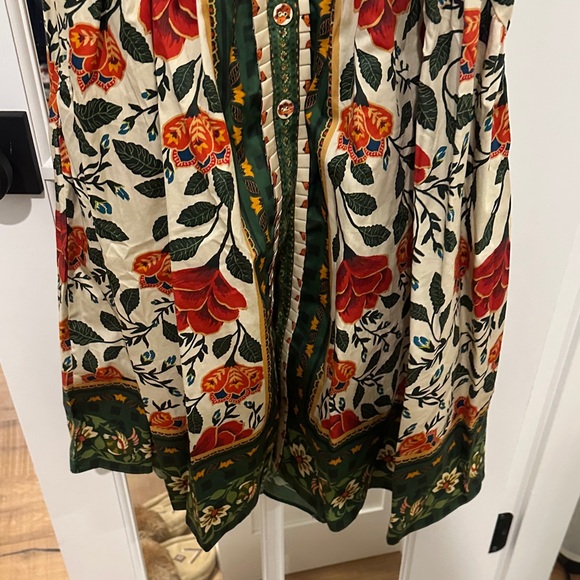 FARM Rio Back Bow Maxi Dress In Garden Tapestry Sand NWT XS - Picture 3 of 7